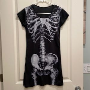 Skeleton Dress, size medium, length pit to hem 24”